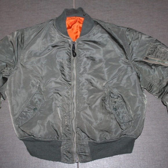 Alpha Industries Jackets Coats Vintage Usaf Alpha Industries Ma Flight Jacket L Poshmark